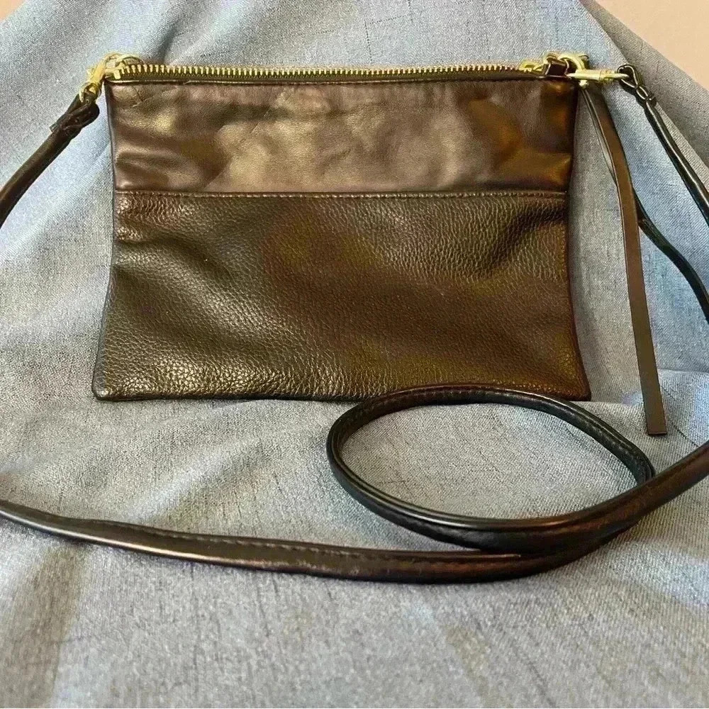 H&M Small Leather Crossbody Bag, EUC - Picture 1 of 4